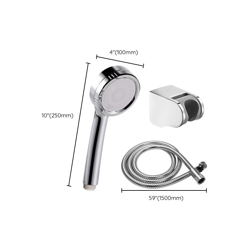 Avtoit | Modern hand shower head 5 spray patterns Chrome Round Wall mounted shower head