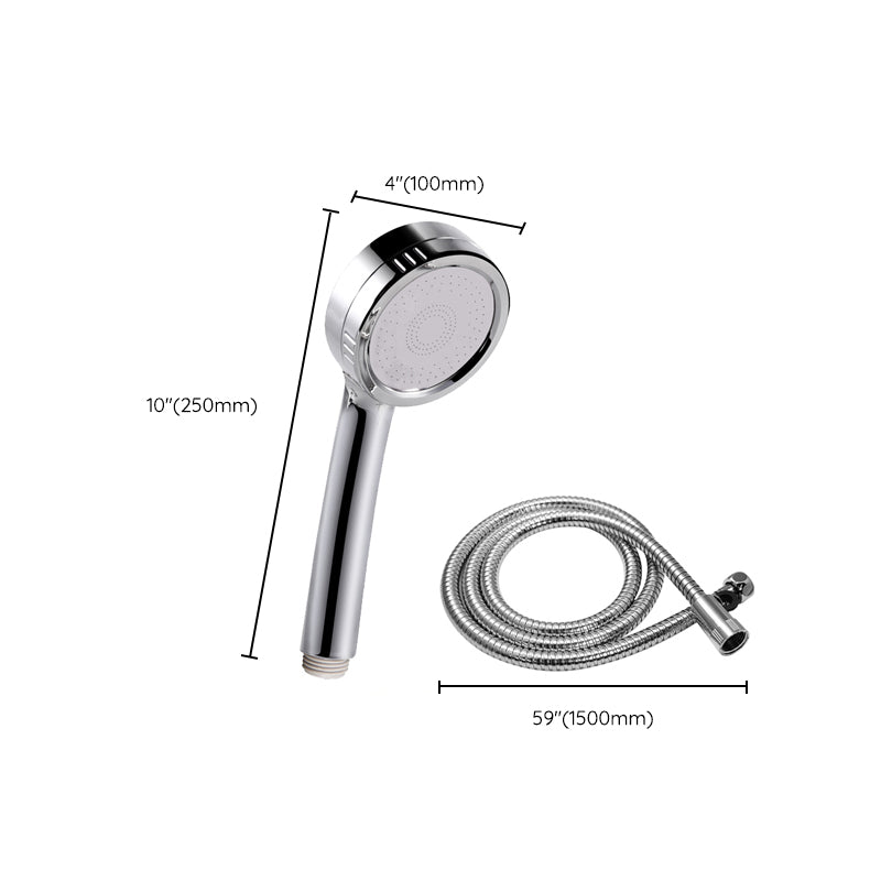 Avtoit | Modern hand shower head 5 spray patterns Chrome Round Wall mounted shower head