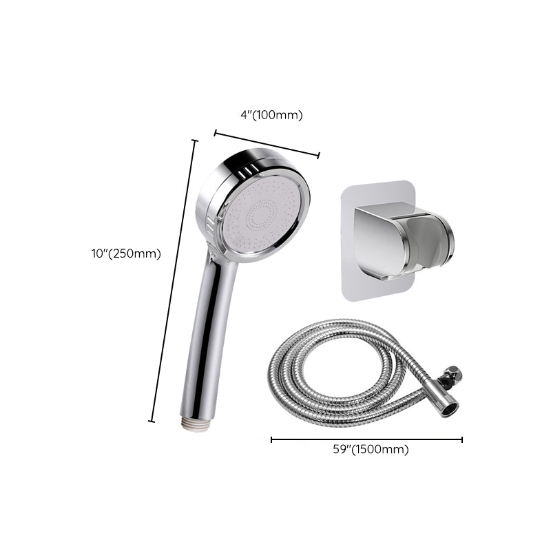Avtoit | Modern hand shower head 5 spray patterns Chrome Round Wall mounted shower head