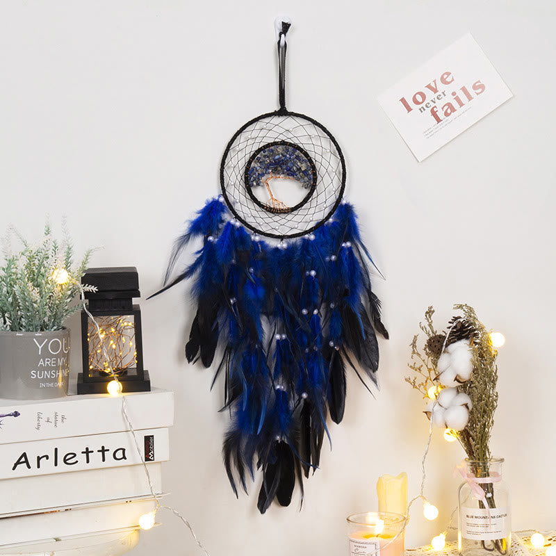 Avtoit | Crystal Tree of Life Feather Glow Dreamcatcher