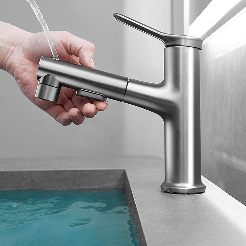 Avtoit | Contemporary Single Color Faucet Low Arc Centerset Sink Faucet for Bathroom