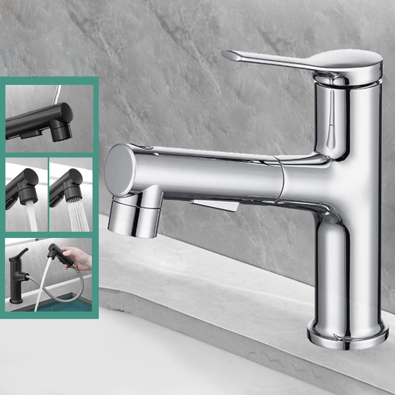 Avtoit | Contemporary Single Color Faucet Low Arc Centerset Sink Faucet for Bathroom