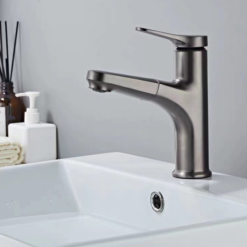 Avtoit | Modern Style Extendable Ship Faucet Copper Single Handle Sink Faucet for the Bathroom