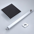 Avtoit | Modern square fixed shower head with shower arm Wall-mounted shower head made of stainless steel