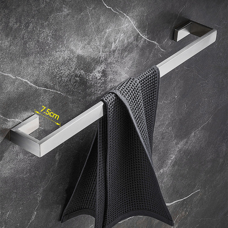 Avtoit | Stainless Steel Bathroom Set 4-Piece Modern Style Simple Bathroom Accessory Set
