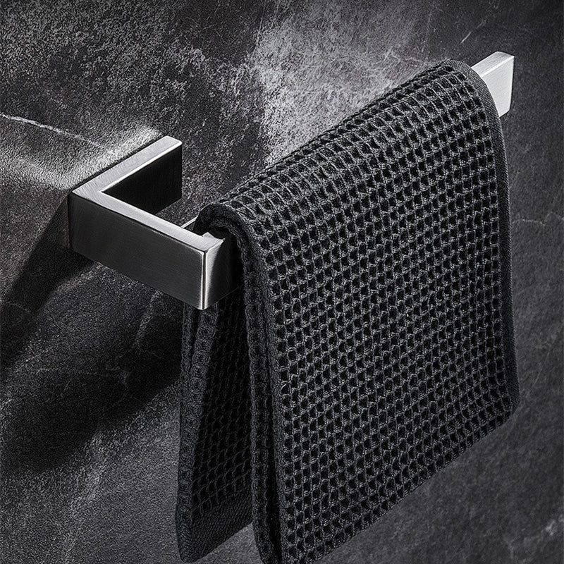 Avtoit | Stainless Steel Bathroom Set 4-Piece Modern Style Simple Bathroom Accessory Set