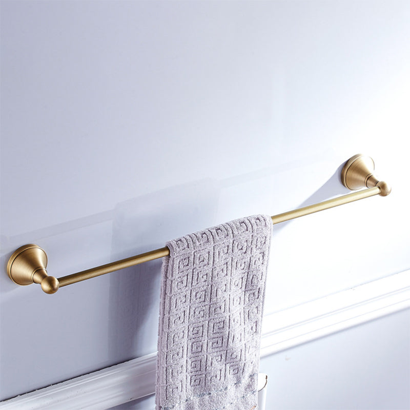 Avtoit | Metal Bathroom Set 4-Piece Traditional Style Gold Bathroom Hardware Set