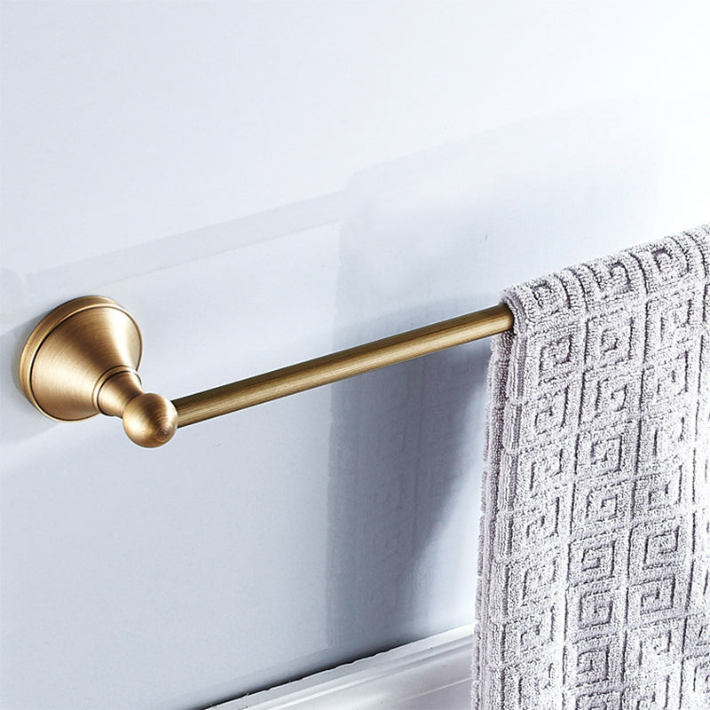 Avtoit | Metal Bathroom Set 4-Piece Traditional Style Gold Bathroom Hardware Set