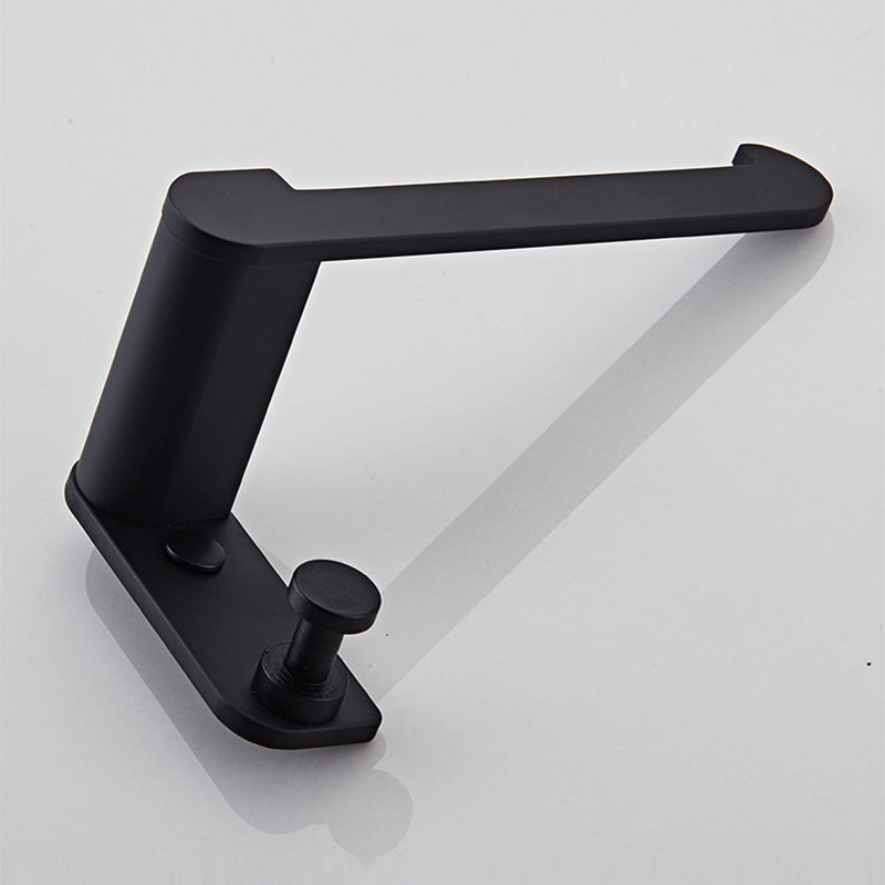 Avtoit | Metal Bathroom Set 5-piece Modern Style Black Bathroom Accessories Set