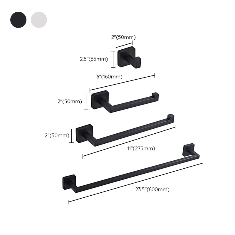 Avtoit | Stainless Steel Bathroom Fittings Modern Style Simple Bathroom Fitting Set