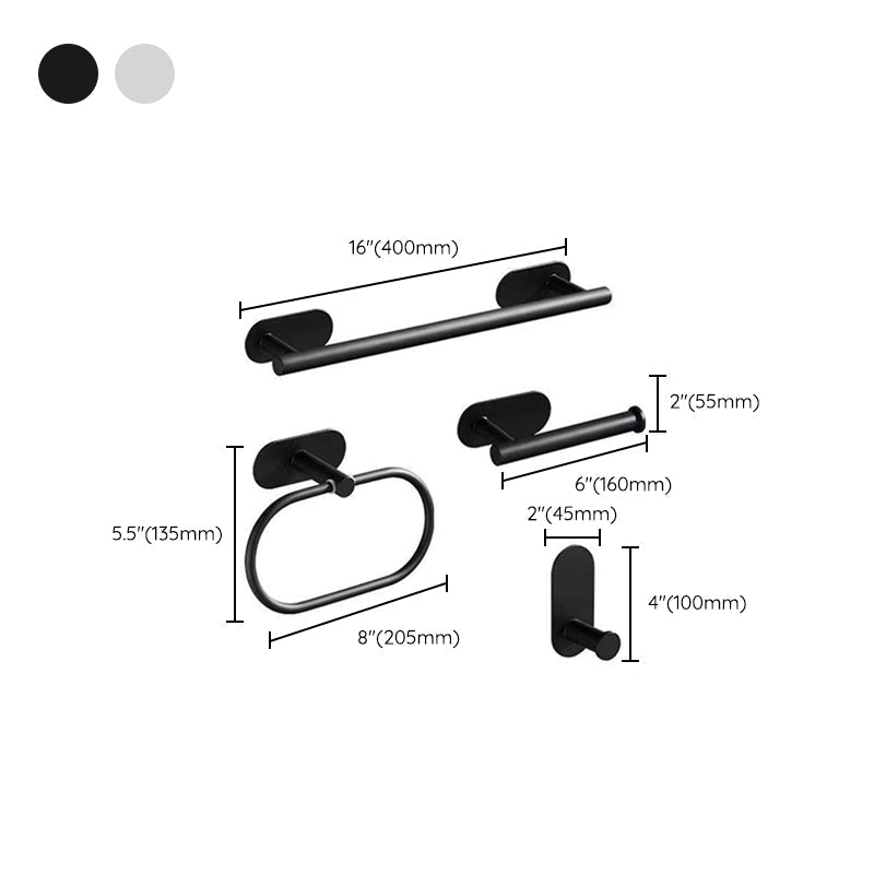 Avtoit | Metal Bathroom Set 4-piece Modern Style Bathroom Fixtures Set