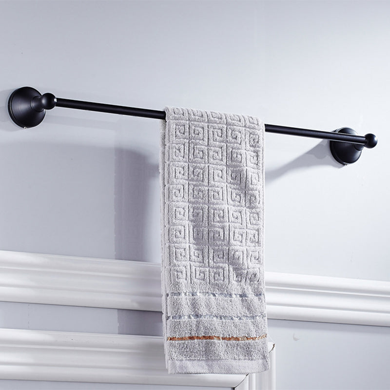 Avtoit | Metal Bathroom Set 4-piece Traditional Style Black Bathroom Accessory Set
