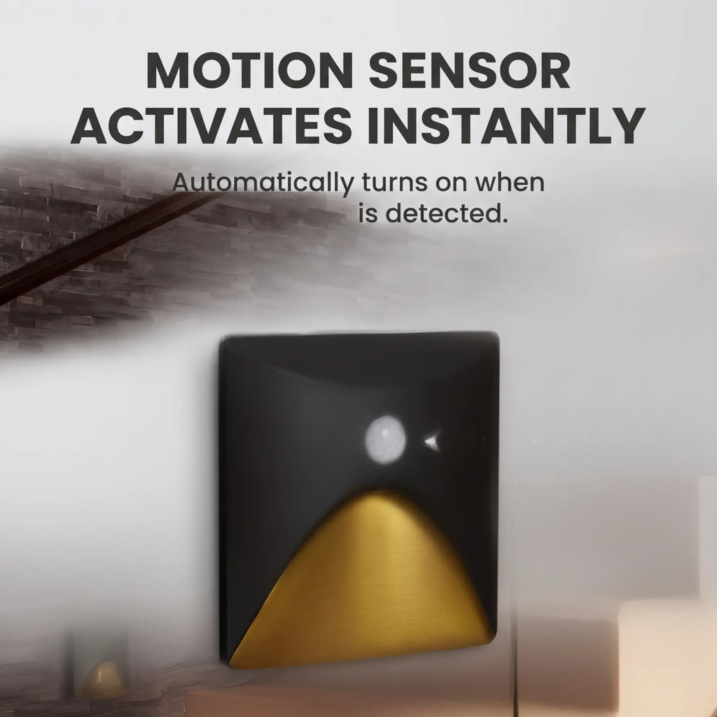 Avtoit | LuminiPath - Waterproof IP65 Wall Light - Indoor and Outdoor Wall Light - Motion Sensor Wall Light LED
