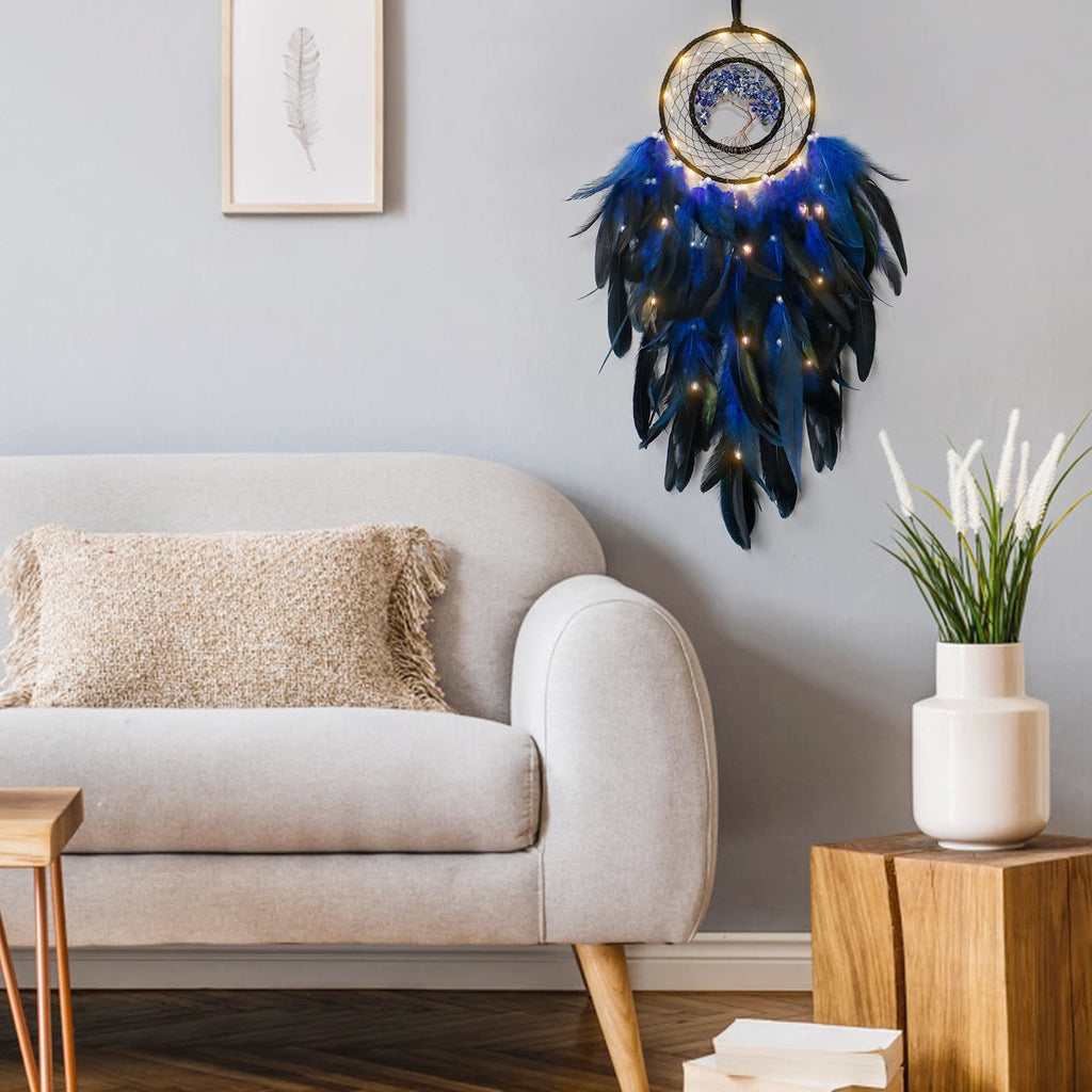 Avtoit | Crystal Tree of Life Feather Glow Dreamcatcher