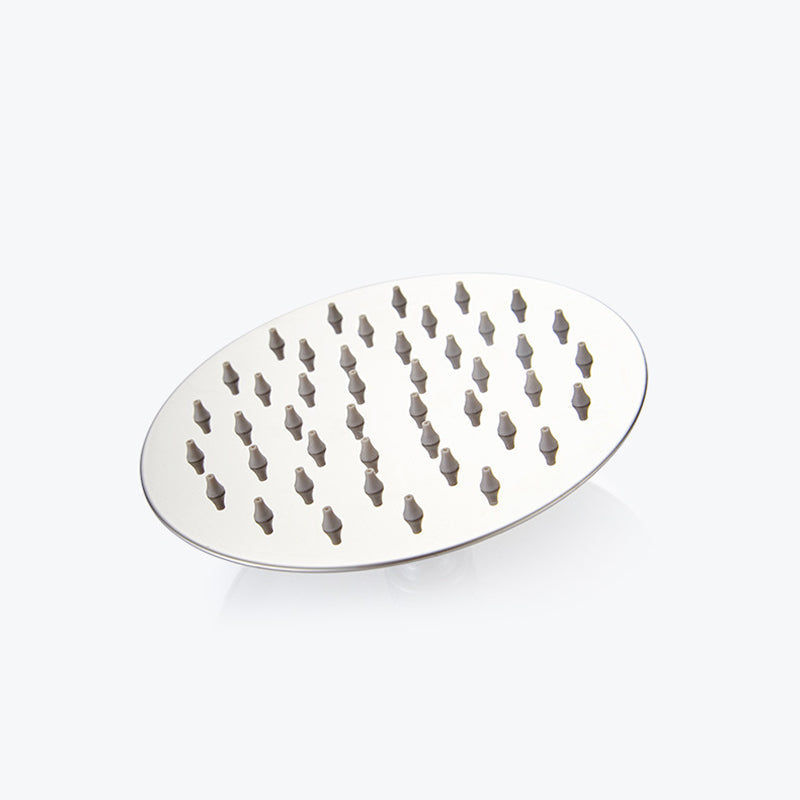 Avtoit | Round shower head made of stainless steel in silver wall-mounted shower head