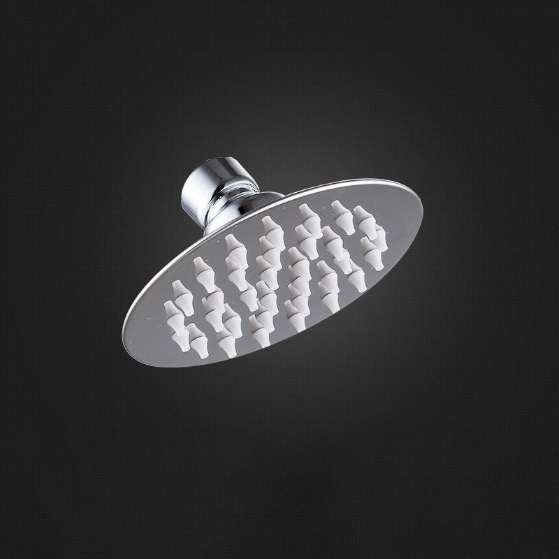 Avtoit | Round shower head made of stainless steel in silver wall-mounted shower head