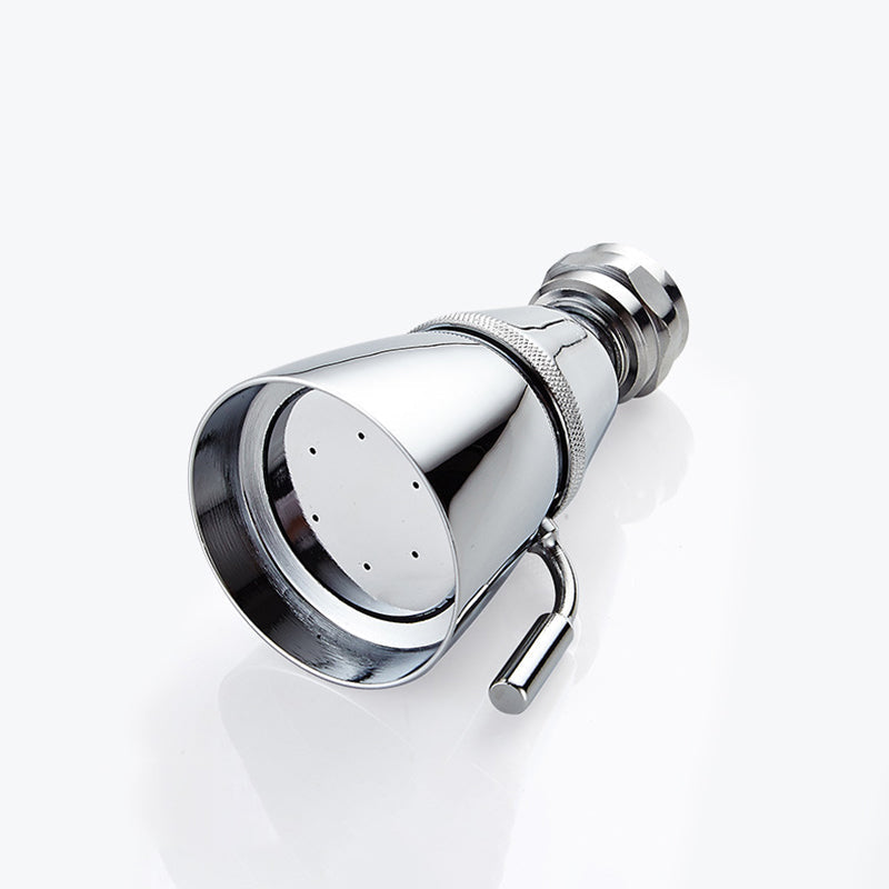 Avtoit | Round shower head made of stainless steel in silver wall-mounted shower head