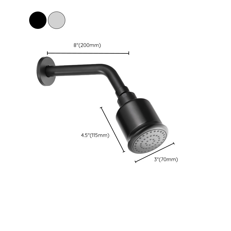 Avtoit | Round shower head made of stainless steel in silver wall-mounted shower head