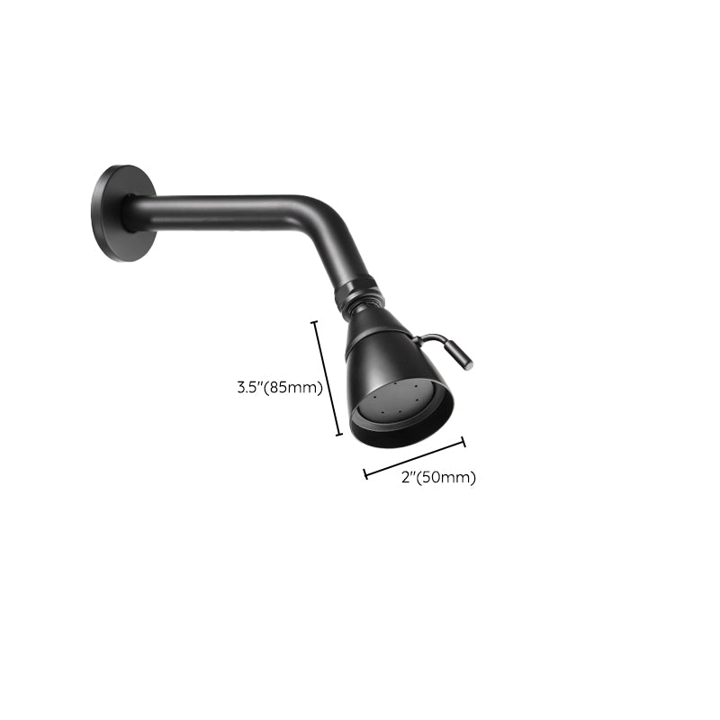 Avtoit | Round shower head made of stainless steel in silver wall-mounted shower head
