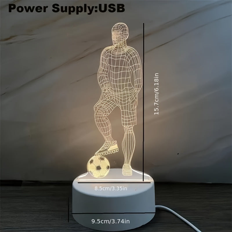 Avtoit | Soccer Player 3D Lamp – For a sporty atmosphere