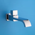 Avtoit | Contemporary Wall Mounted Bathroom Faucet Handle Knob Solid Brass Square Faucet