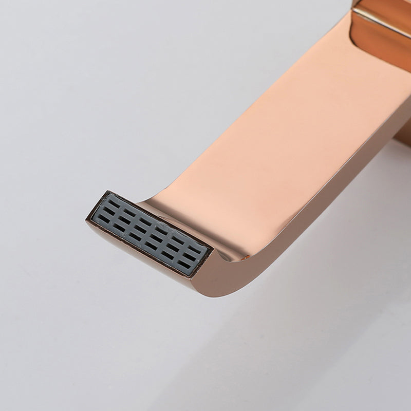 Avtoit | Contemporary Wall Mounted Bathroom Faucet Handle Knob Solid Brass Square Faucet