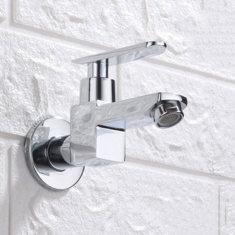 Avtoit | Contemporary Wall-Mounted Bathroom Faucet Lever Handles Solid Brass Faucet