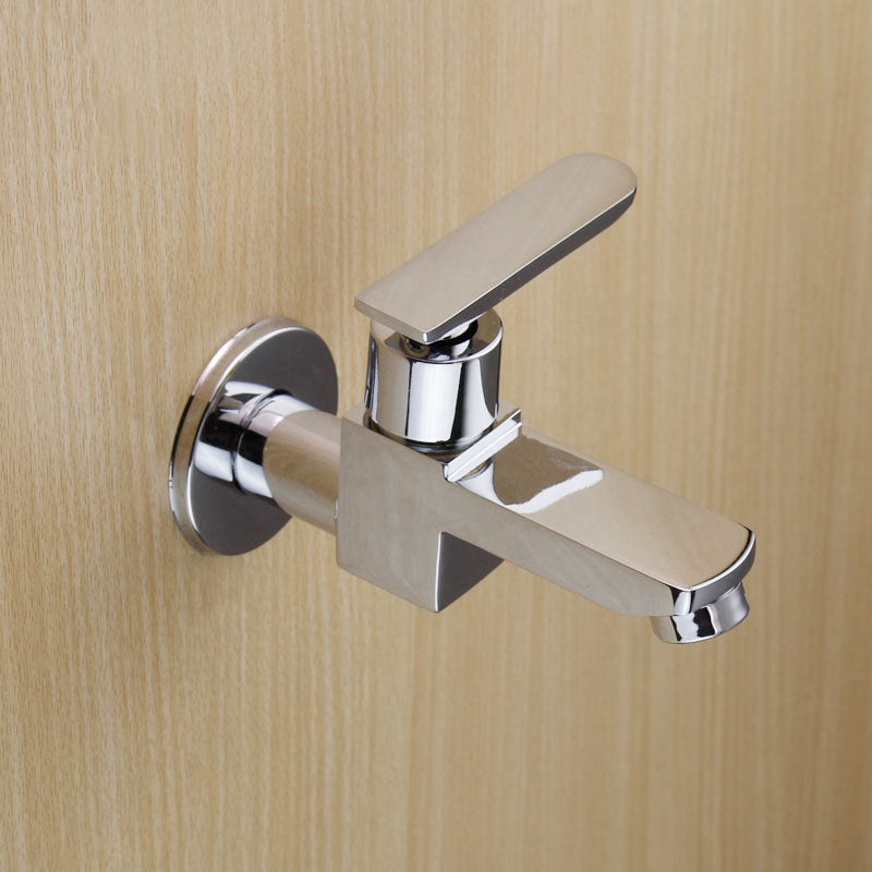 Avtoit | Contemporary Wall-Mounted Bathroom Faucet Lever Handles Solid Brass Faucet