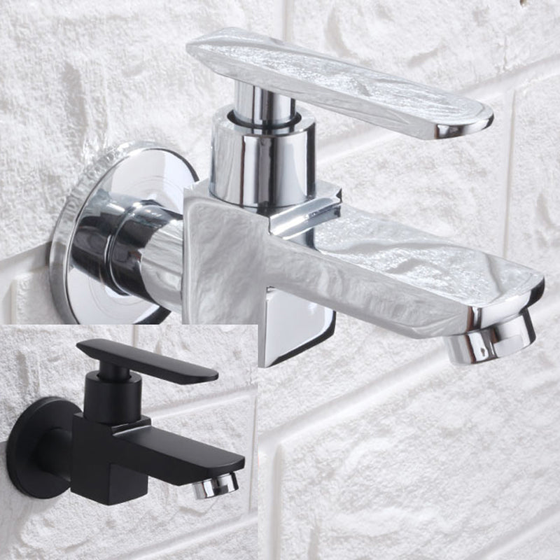 Avtoit | Contemporary Wall-Mounted Bathroom Faucet Lever Handles Solid Brass Faucet