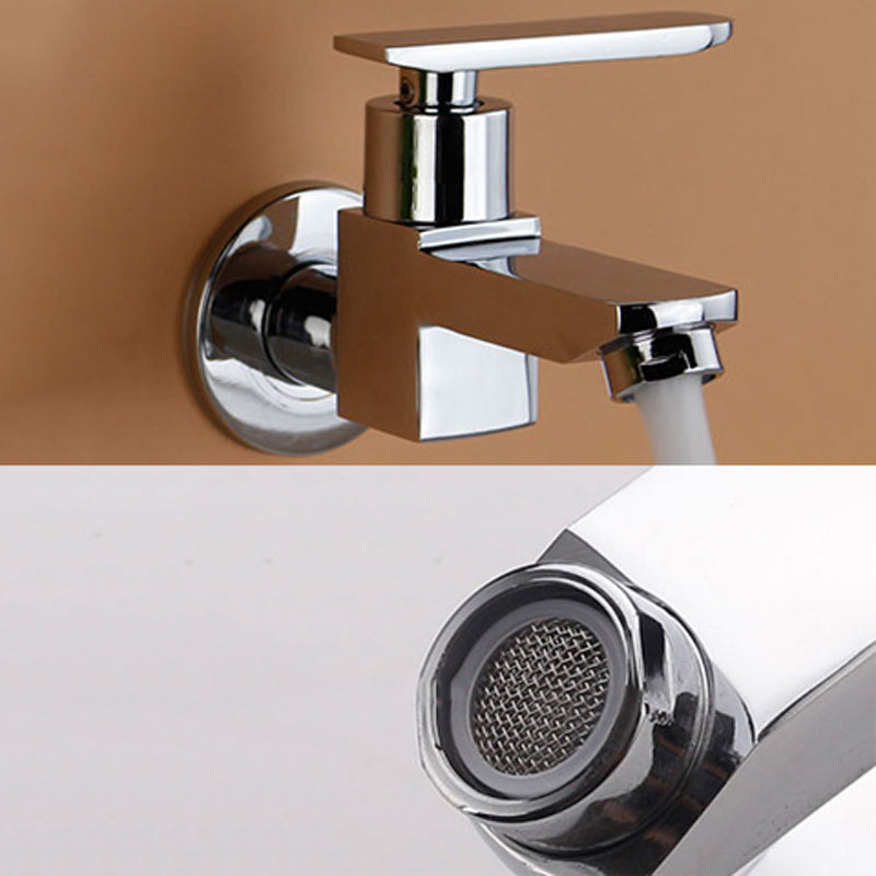 Avtoit | Contemporary Wall-Mounted Bathroom Faucet Lever Handles Solid Brass Faucet