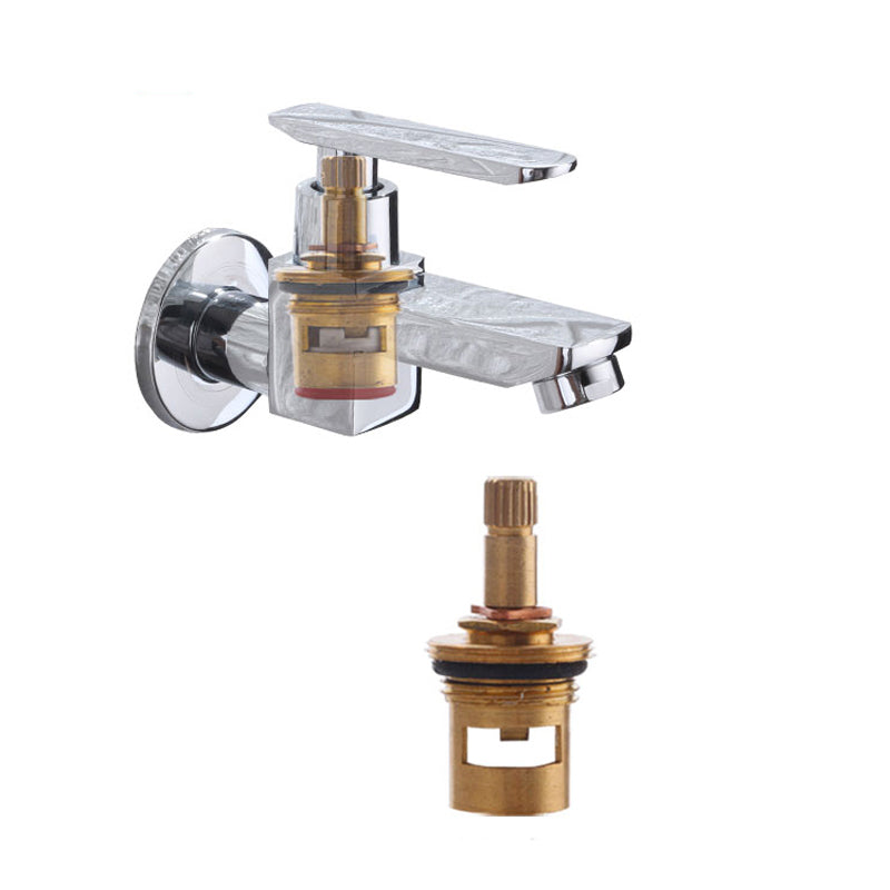 Avtoit | Contemporary Wall-Mounted Bathroom Faucet Lever Handles Solid Brass Faucet