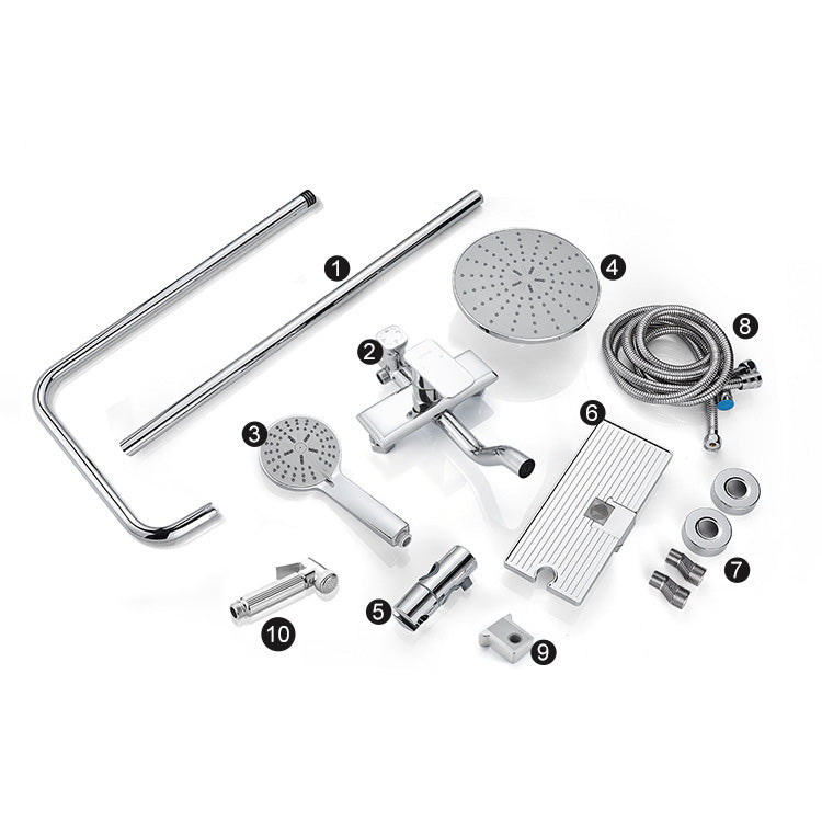 Avtoit | Modern balanced printed converter faucet shower head shower fitting on the wall