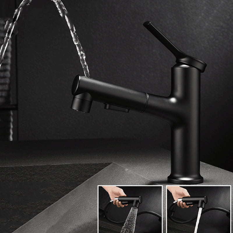 Avtoit | Modern Basin Faucet Copper Single Handle Low Arc Basin Faucet for Bathroom