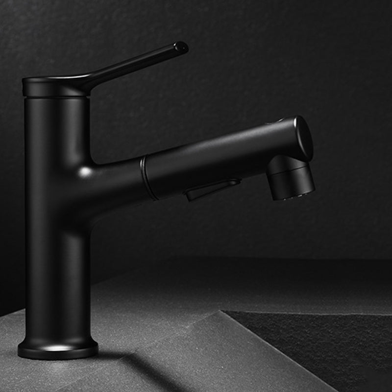 Avtoit | Modern Basin Faucet Copper Single Handle Low Arc Basin Faucet for Bathroom