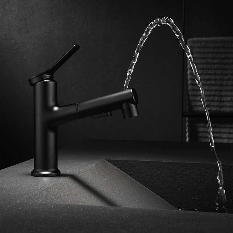 Avtoit | Modern Basin Faucet Copper Single Handle Low Arc Basin Faucet for Bathroom