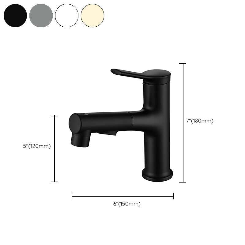 Avtoit | Modern Basin Faucet Copper Single Handle Low Arc Basin Faucet for Bathroom