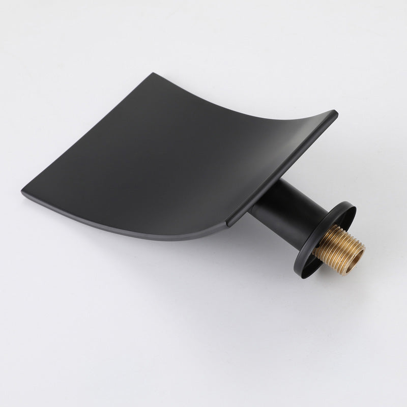 Avtoit | Modern Wall-Mounted Bathroom Faucet Low Arc Solid Brass Faucet