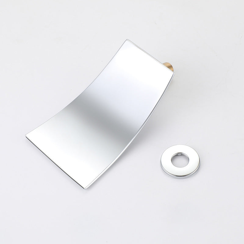 Avtoit | Modern Wall-Mounted Bathroom Faucet Low Arc Solid Brass Faucet