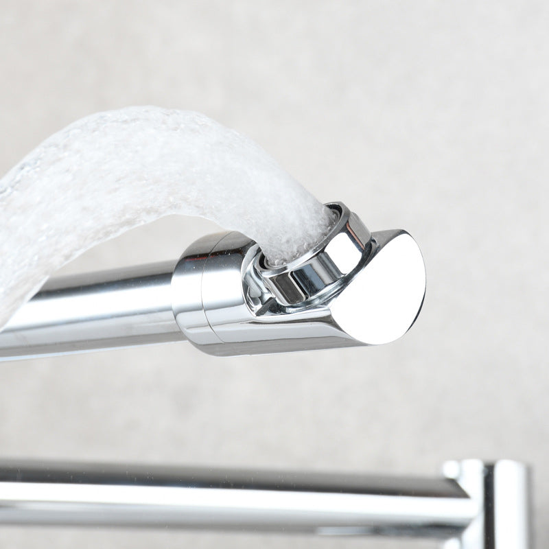 Avtoit | Modern Pull-down Faucet Single Handle Wall Mounted Pot Filler Low Profile 1 Holder Filler