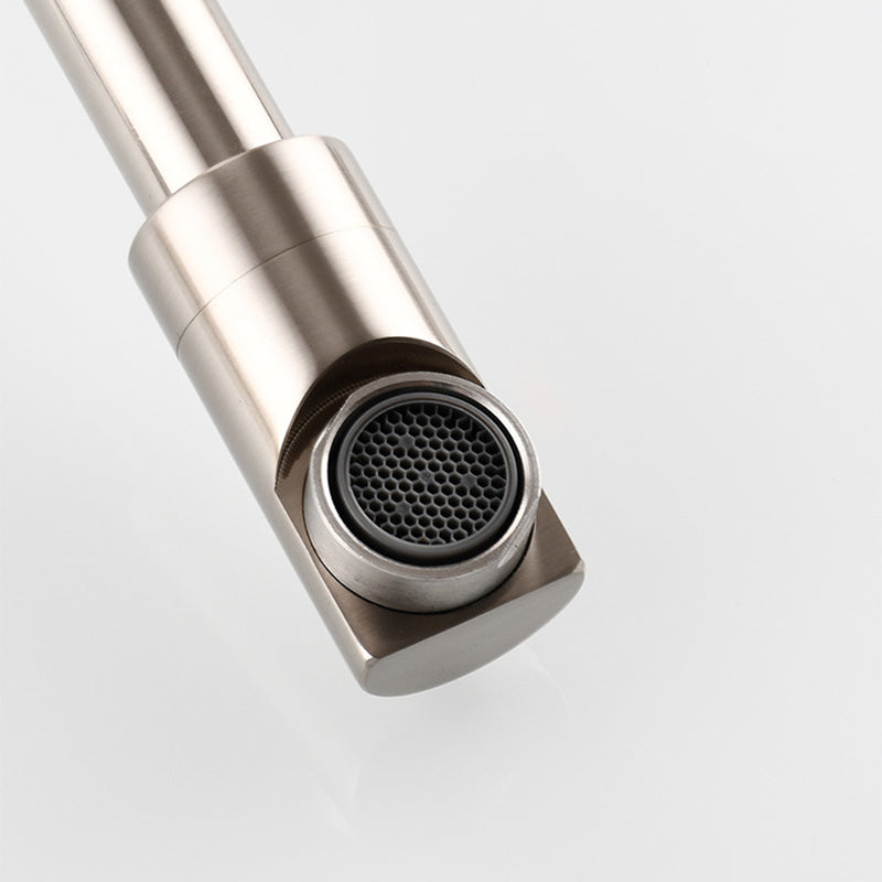 Avtoit | Modern Pull-down Faucet Single Handle Wall Mounted Pot Filler Low Profile 1 Holder Filler