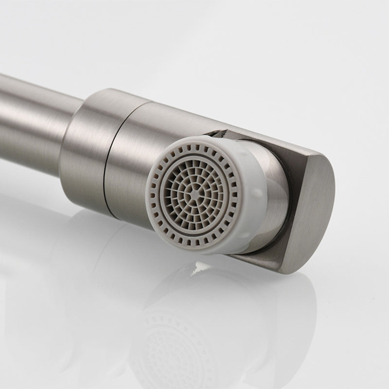 Avtoit | Modern Pull-down Faucet Single Handle Wall Mounted Pot Filler Low Profile 1-Hole Filler