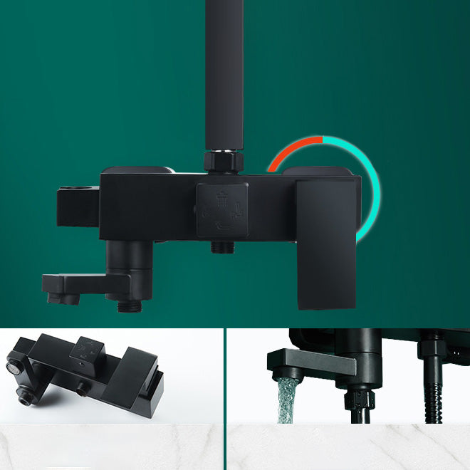 Avtoit | Adjustable Spray Sample Shower Combination Metal Shower Fitting Arm Shower Head with Slip Bar