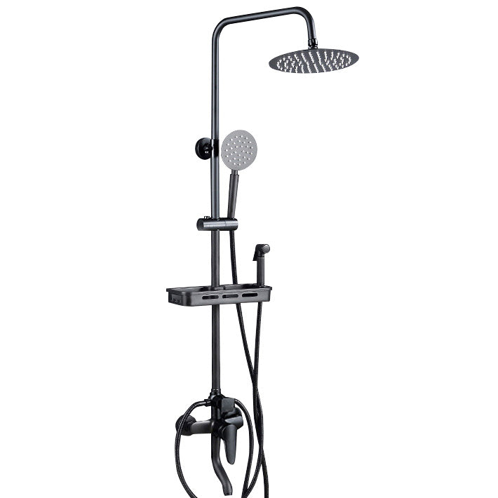 Avtoit | Adjustable Spray Sample Shower Combination Metal Shower Fitting Arm Shower Head with Slip Bar
