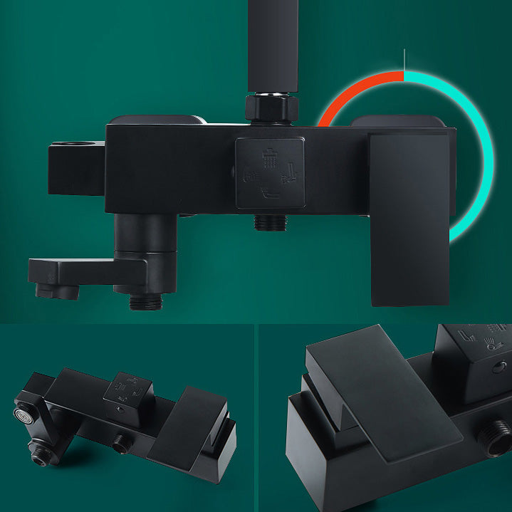 Avtoit | Adjustable Spray Sample Shower Combination Metal Shower Fitting Arm Shower Head with Slip Bar
