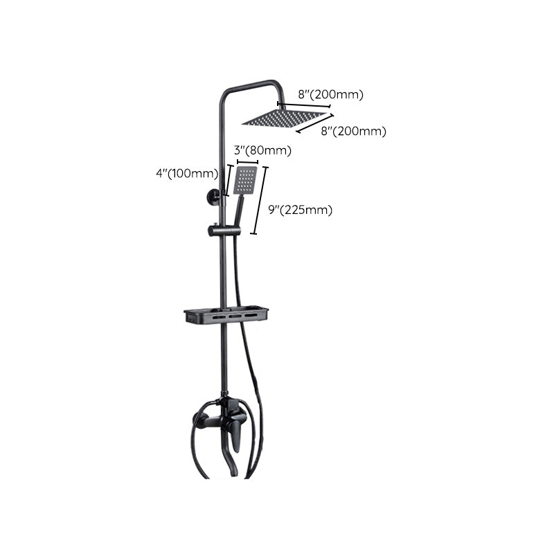 Avtoit | Adjustable Spray Sample Shower Combination Metal Shower Fitting Arm Shower Head with Slip Bar