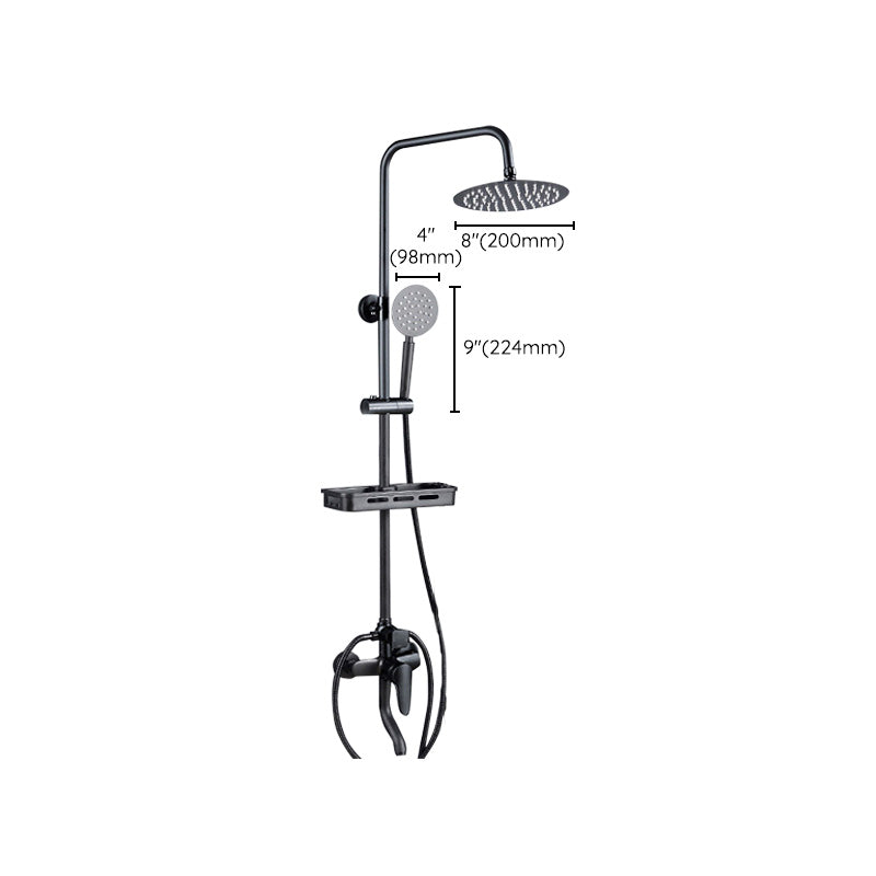 Avtoit | Adjustable Spray Sample Shower Combination Metal Shower Fitting Arm Shower Head with Slip Bar