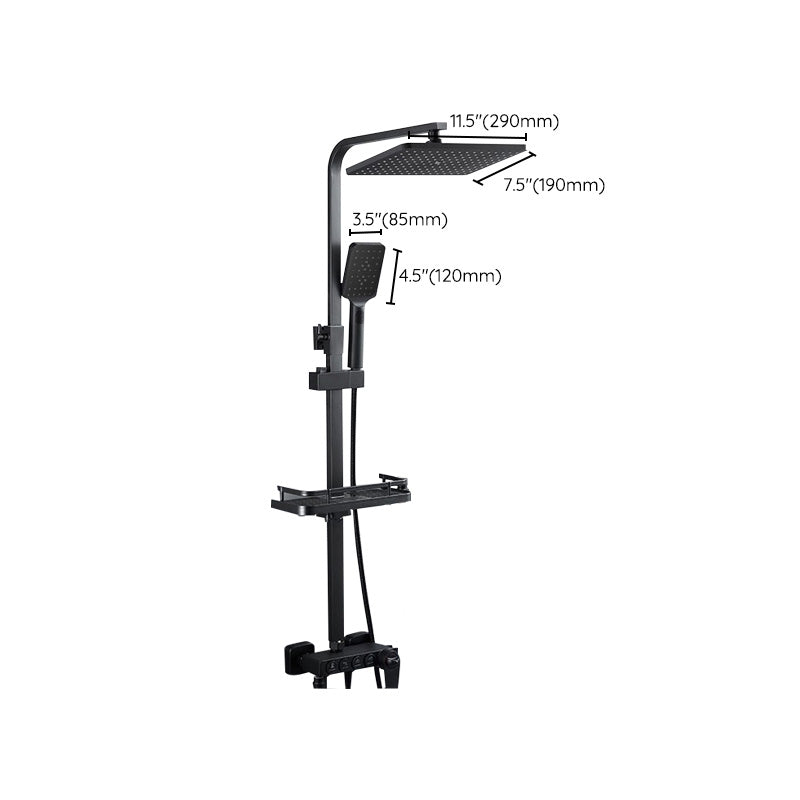 Avtoit | Adjustable Spray Sample Shower Combination Metal Shower Fitting Arm Shower Head with Slip Bar
