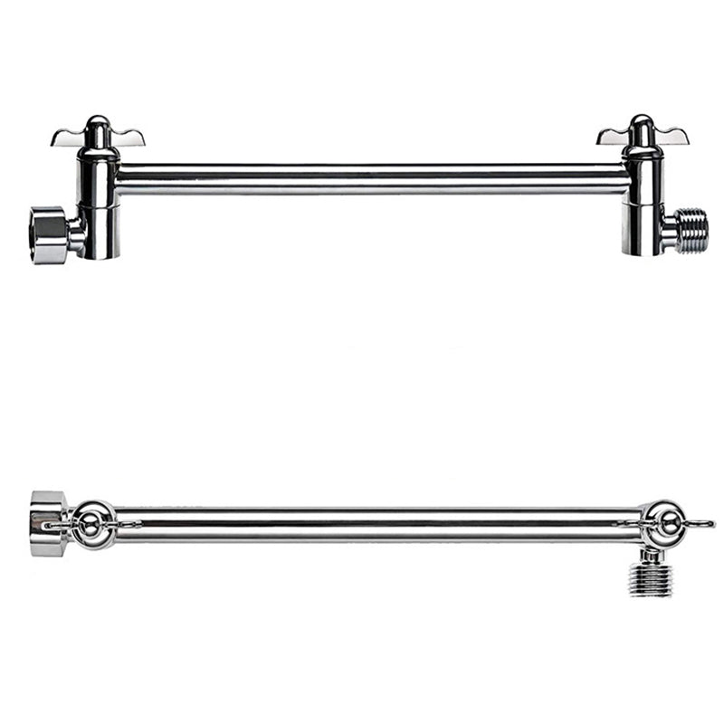 Avtoit | Stainless Steel Fixed Shower Head Rainfall Wall Mounted Shower Head with Extension Arm
