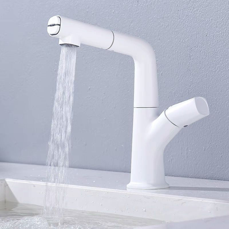 Avtoit | Modern Vessel Sink Faucet Brass Lever Handles Swivel Spout Sink Faucet