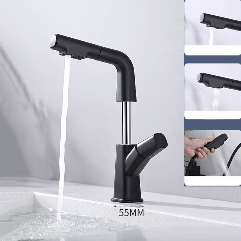 Avtoit | Modern Vessel Sink Faucet Brass Lever Handles Swivel Spout Sink Faucet